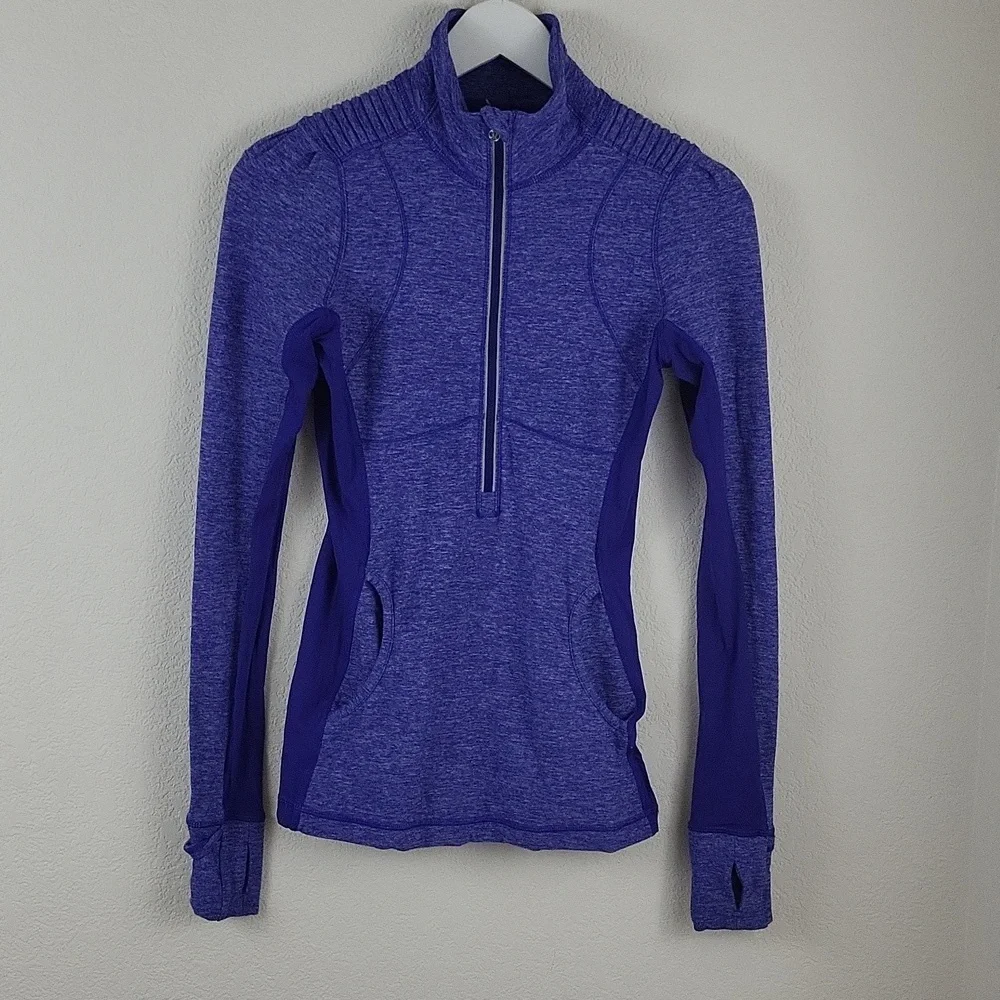 Lululemon Star Runner Pullover Pigment Blue Size 4